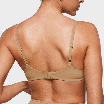 Double-Layer Unpadded Plunge Bra
