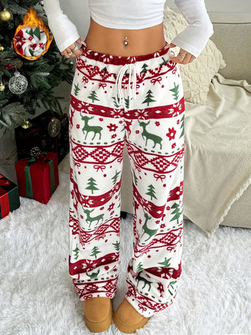 Fair Isle Print Lounge Pants