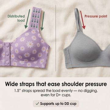 Front-Button Cotton-Lined Bra