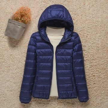 Hooded Packable Puffer Jacket