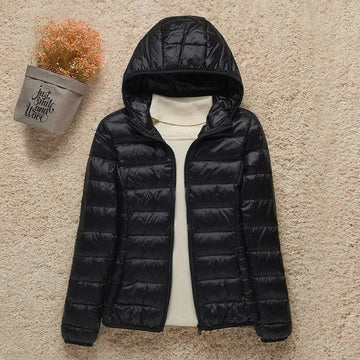 Hooded Packable Puffer Jacket