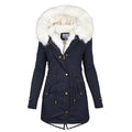 Hooded Winter Jacket with Fleece Lining