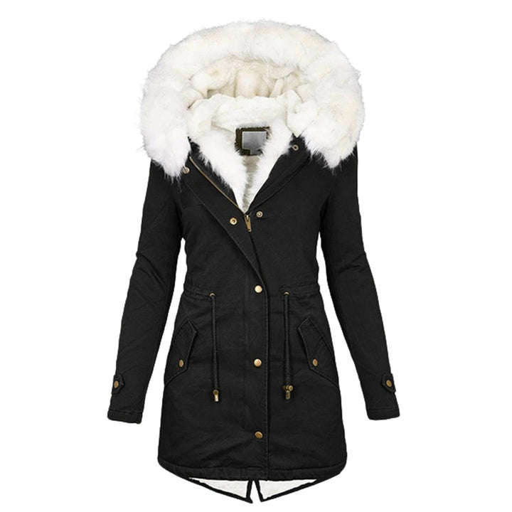 Hooded Winter Jacket with Fleece Lining