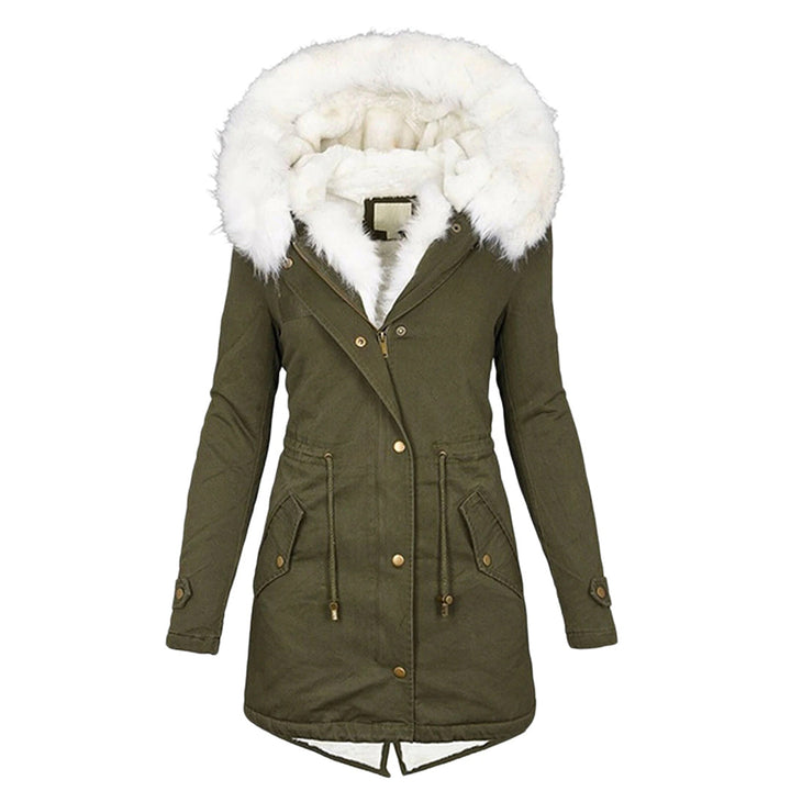 Hooded Winter Jacket with Fleece Lining