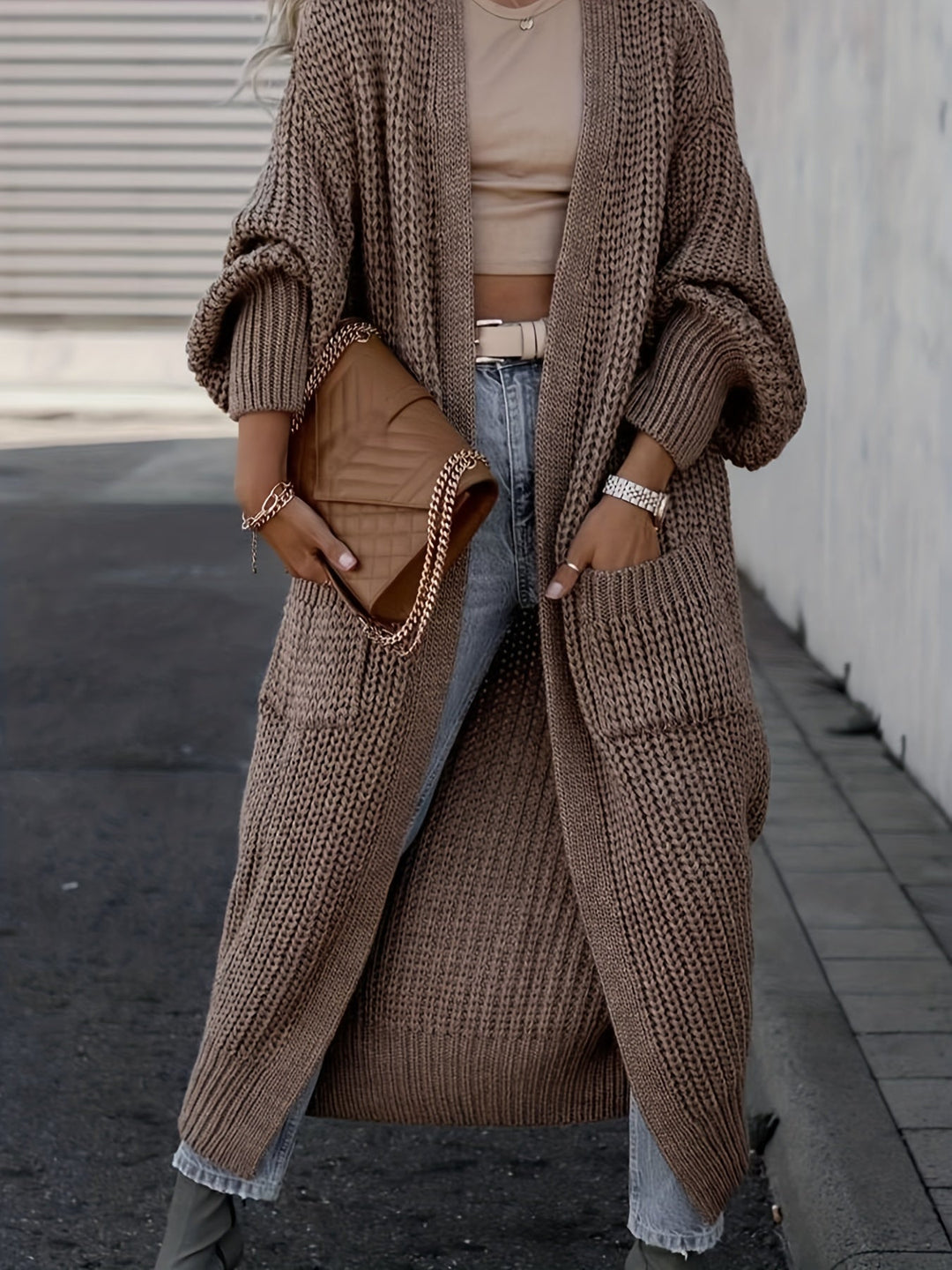 Maxi Length Duster Cardigan