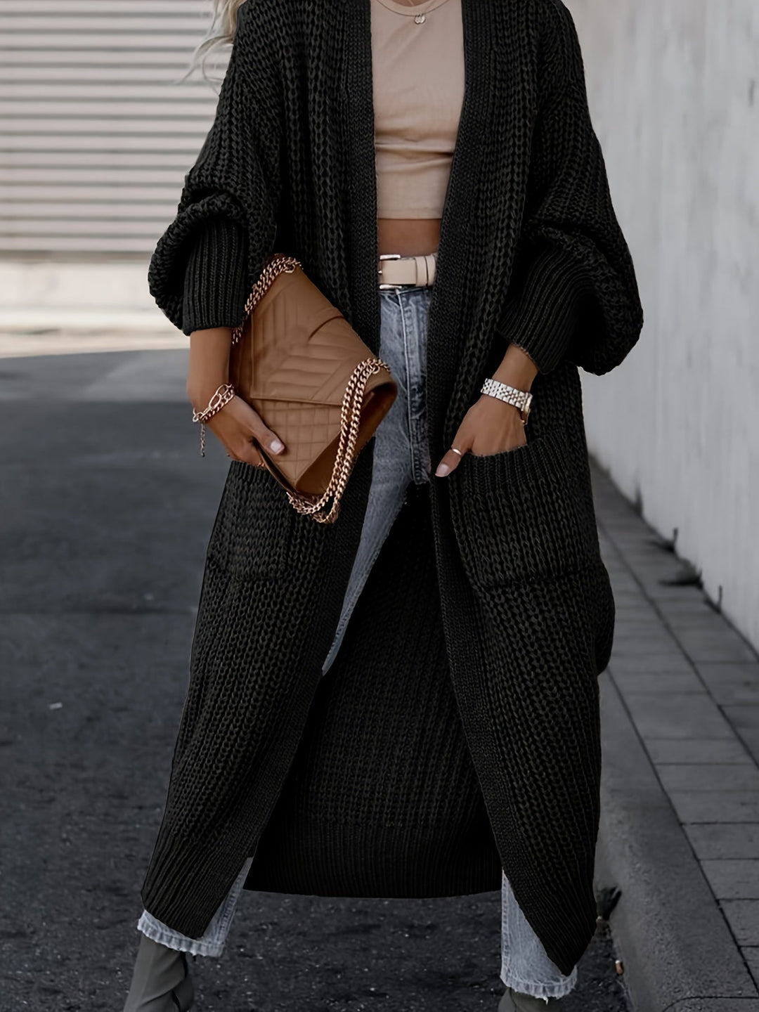 Maxi Length Duster Cardigan