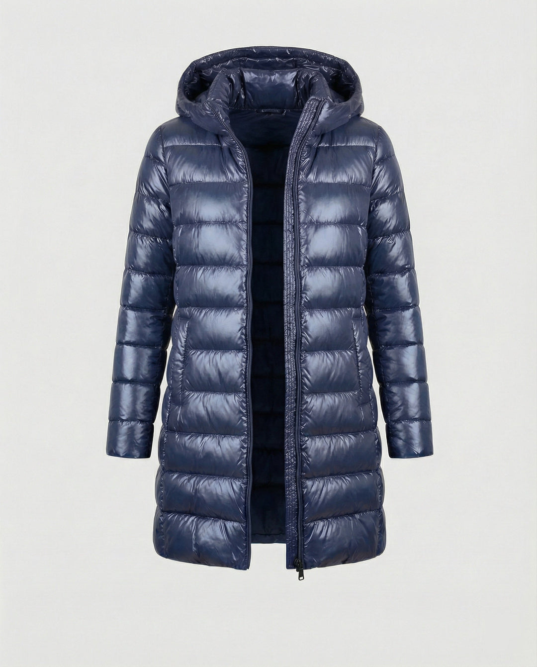 Slim Fit Hooded Down Jacket