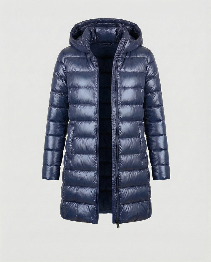 Slim Fit Hooded Down Jacket