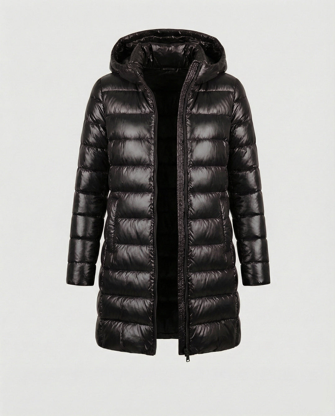 Slim Fit Hooded Down Jacket