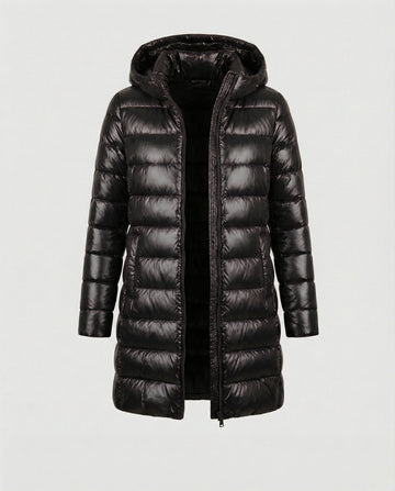 Slim Fit Hooded Down Jacket
