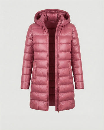 Slim Fit Hooded Down Jacket