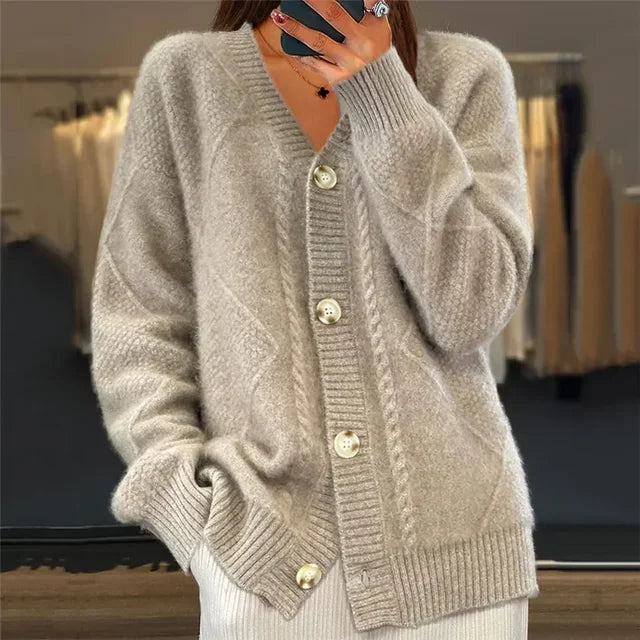 Soft Knit V-Neck Cardigan