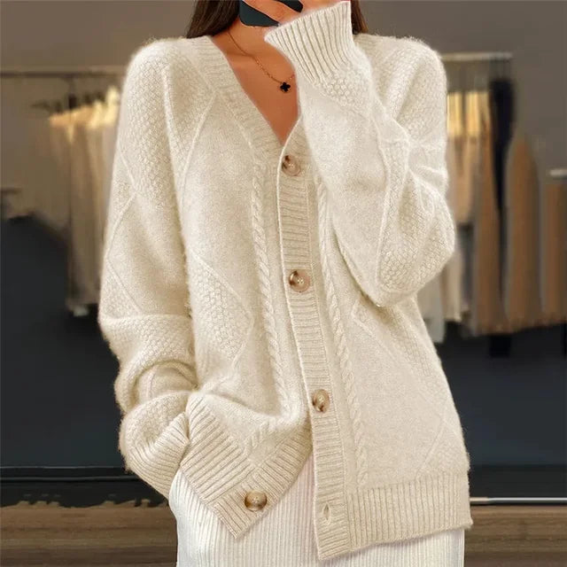 Soft Knit V-Neck Cardigan