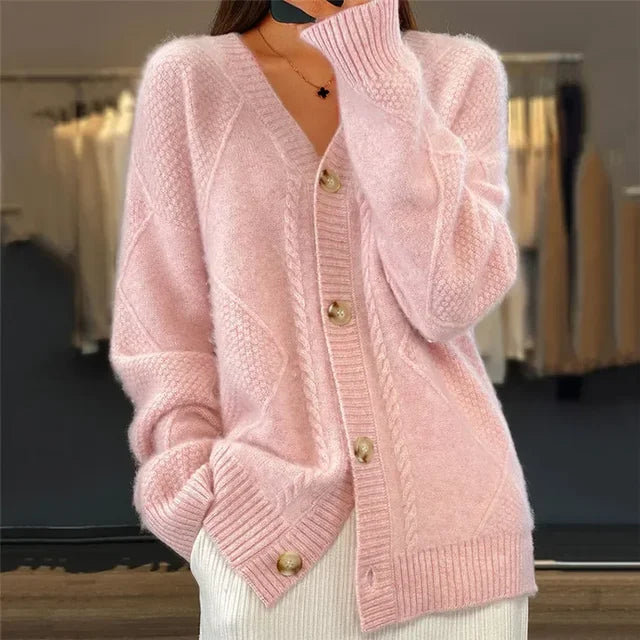 Soft Knit V-Neck Cardigan