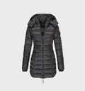 Soft-Lined Hooded Long Coat