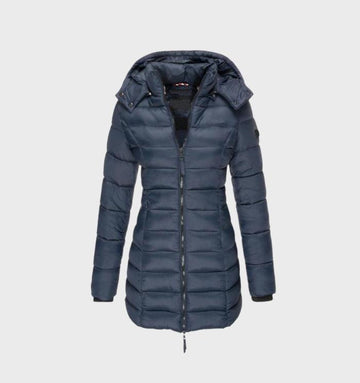 Soft-Lined Hooded Long Coat