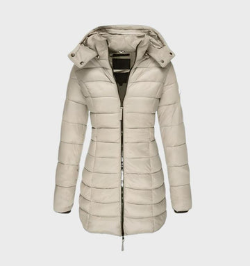 Soft-Lined Hooded Long Coat