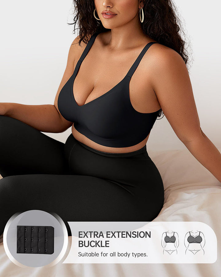 Feature panel with a callout on the extra extension buckle