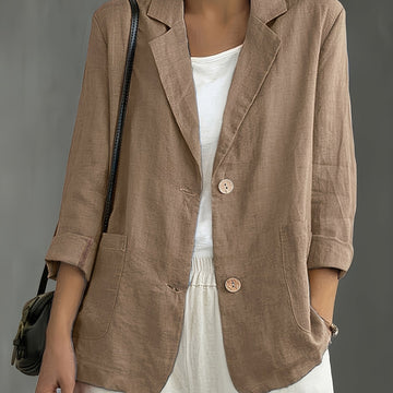 Tailored Blazer with Patch Pockets